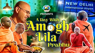 A Day with Amogh Lila Prabhu || Inside story of a Monk || ISKCON Monk life