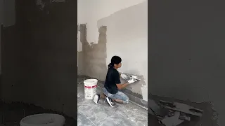 How to Prepare Tiles Wall ,​ Wall paint​ Fast & Beauty part  5584