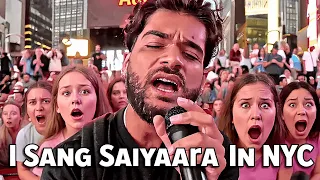 Singing Saiyaara in New York City #saiyaara