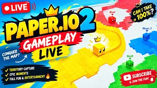 🔴 PAPER.IO 2 LIVE 🔥 | Conquering the Map? 😱 | Hindi Gaming #bts #cgsong #live #livestream