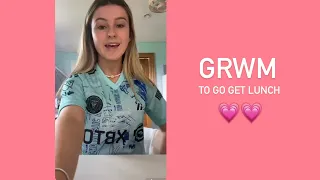 GRWM 💗💗 #grwm #lunch #makeup #love