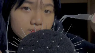 asmr removing needles from the mic 🔨 ดึงตะปูออกจากไมค์ / asmr thai ♡⠜