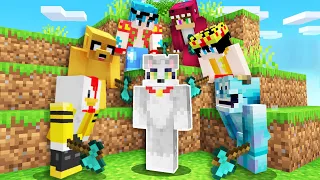 Minecraft: ACENIX vs 6 ASESINOS 😱⚔️MINECRAFT SPEEDRUN con LOS COMPAS