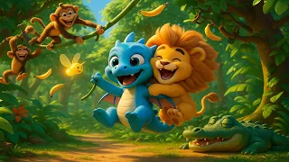 “Little Blue and the Lost Lion” | Happy Kids TV