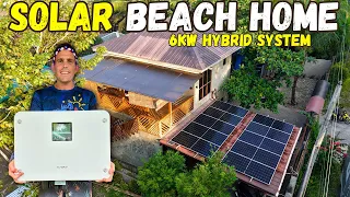NEW SOLAR PHILIPPINES BEACH HOME - Hybrid 6kW Energy System (Sungrow MG6RL)
