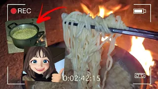 رحت مكان مهجور وطبخت اندومي بالظلام😨