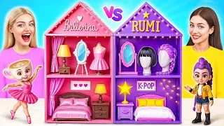 Gradimo Neverovatan Dečiji Porodični Dom | Rumi protiv Balerina Cappuccina Izazov Multi DO Girls