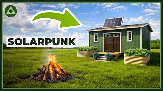 Tour Our Solarpunk Off-Grid Cabin