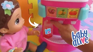 MAQUINA DE REFRIGERANTE E SUCO PARA BONECAS BABY ALIVE AMANDINHA E SUAS IRMÃS