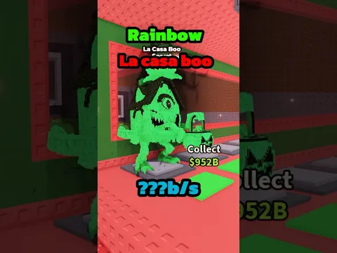 How Long Will A Strawberry La Casa Boo Survive In A Public👻? #roblox #stealabrainrot