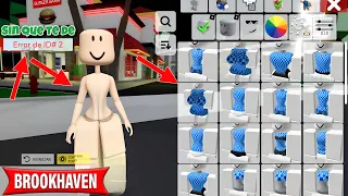 COMO TENER CINTURA SIN QUE TE SALGA ERROR DE ID en BROOKHAVEN 🏡 RP ROBLOX ID CODES CODIGOS PILCHERAS