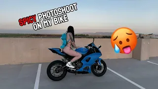 She Modeled On My Bike 😍