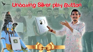 😎Unboxing Silver Play Button ▶️👀 ll Skyyyy ll #trending #youtube #youtuber #viral #silver #shorts