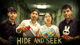 College Mein Bhoot!? | Haunted Hide & Seek Challenge 😱 | ADDA VLOGGER