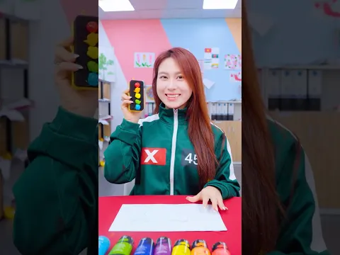 Genius appears when survival is on the line 🐙🌈 #anhchinh #squidgamchallenge #kpop
