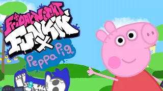 Friday Night Funkin' VS Peppa Pig & Cutscenes - PEPPA.EXE (Muddy Puddles Funkin)