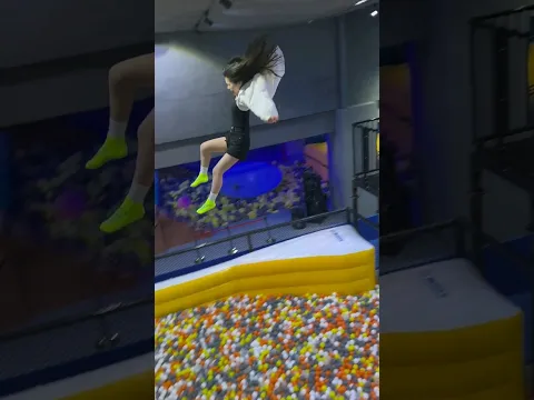 ####8318This Trampoline Is🥱😲😲So Fun! Why Didn'tWe Just Start Jumping Around LikeThis When WeWereKids