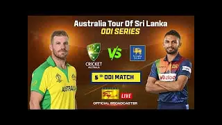 Australia Tour of Sri Lanka | 2022-06-24 | 5 th ODI Live | ඕස්ට්‍රේලියානු ශ්‍රී ලංකා ක්‍රිකට් සංචාරය