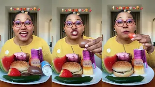 Degustando alimentos inusitados em ASMR e Mukbang #food #asmr #mukbang