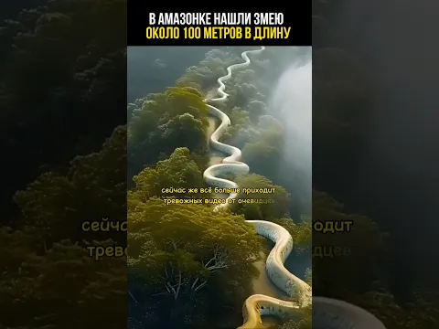 Анаконда невероятных размеров #тайны #удивительныефакты #невозможно
