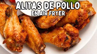 🪽🍗 ALITAS DE POLLO EN FREIDORA DE AIRE | Cómo Hacer Alitas de Pollo Crujientes