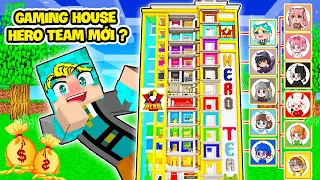 YABUN THỬ THÁCH 24 GIỜ KHÁM PHÁ GAMING HOUSE NÂNG CẤP MỚI TRONG LÀNG HERO TEAM MINECRAFT