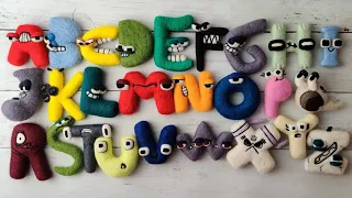 Alphabet Lore In Real Life (A to Z) - Needlefelt Figures