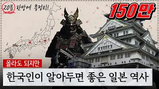 일본 역사, 20분 한방에 털기 | 황현필