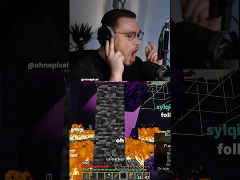 ohnePixel Reacts to a World Record Minecraft Speedrun 😲 #ohnepixel #minecraft #speedrun #funny