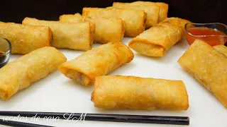 ROLLITOS DE PRIMAVERA CON MASA CASERA RECETA FÁCIL Y CON TODOS LOS TRUCOS