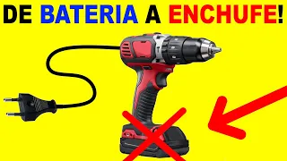 Te han engañado toda la vida! Elimina las baterías de cualquier Taladro Inalámbrico!