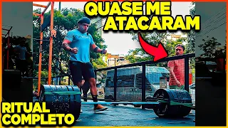😱Tentei entrar em um Crossfit Céu aberto com a BARRA OLÍMPICA