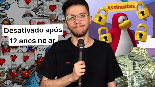 A QUEDA DO MELHOR JOGO INFANTIL JÁ FEITO (Club Penguin)