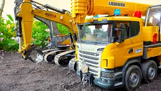 [30Min] Excavator, Tank, Truck Car Toy Sand Play for Kids