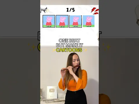 Pro flutist attempts one beat CARTOONS edition