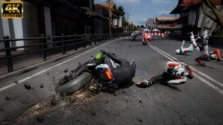 🏍️ INSANE Bike Crash Moments! | Epic Motorcycle Racing Gameplay Crashes & Fails
