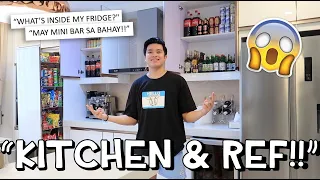 "REF RAID & MAIN KITCHEN TOUR!!" 🙈🍎 (MAY MINI BAR SA BAHAY!!) 🤣 | Kimpoy Feliciano