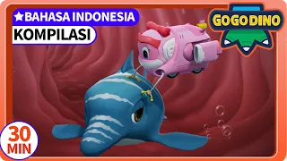 【GOGODINO EXPLORERS】EP07-09 | Kompilasi 03 | Dinosaurus | Kartun Anak | GOGODINO Bahasa Indonesia