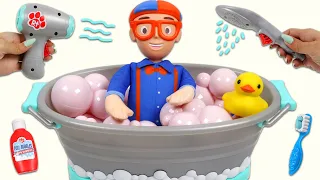 Blippi's Bubble Bath Bedtime Routine!