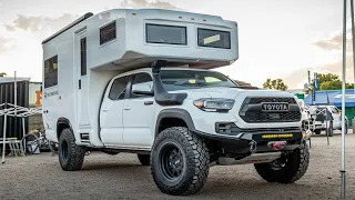 $325,000 The Ultimate Toyota Tacoma Luxury Motorhome | Overland Expo 2021