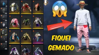 PRIMEIRA VEZ GEMANDO A CONTA NO FREE FIRE GASTEI 32000 DIAMANTES