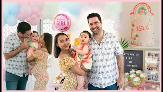 ISLA'S FIRST BIRTHDAY PARTY VLOG! ❤️ | rhazevlogs