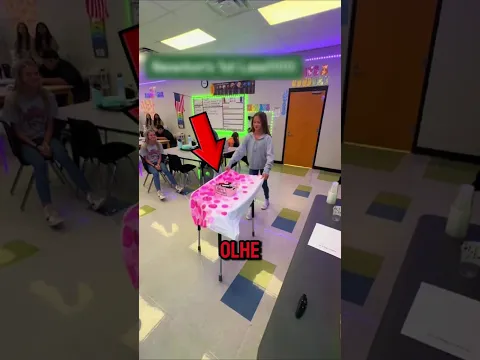 O PROFESSOR DESAFIA SEUS ALUNOS 😮