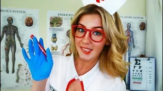 ASMR THE AMUSINGLY INAPPROPRIATE NURSE | Medical Examination