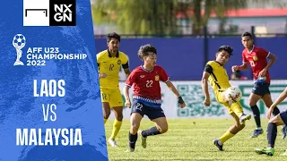 AFF U23 Championship 2022 | Laos vs Malaysia highlights