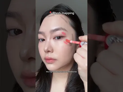 @jasmineflowerable shares Chinese actress’s - Zhao Lusi - blush and contour placement 💅