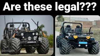 Are Punjab Jeeps Legal ?