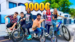 EL ÚLTIMO EN DEJAR DE IR SOBRE RUEDAS GANA 1000€...Reto con la FAMILINK!!