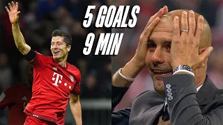 THE GREATEST 9 MINUTES IN BUNDESLIGA HISTORY - UNCUT 🎬 | Robert Lewandowski 5 Goals 🤯