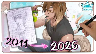 redrawing OC 15 years later ✧ Huion Kamvas 13 Gen 3 review